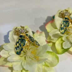 Flor de Tela Verde