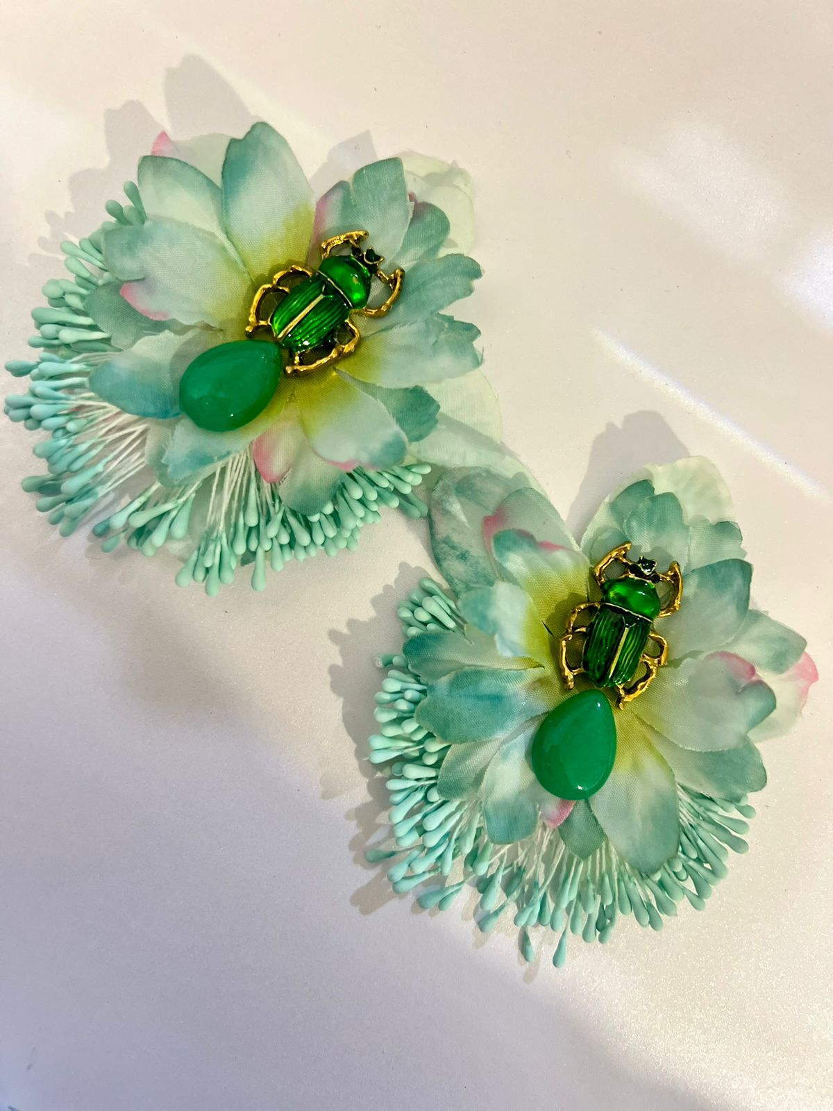 Flor Tela Verde